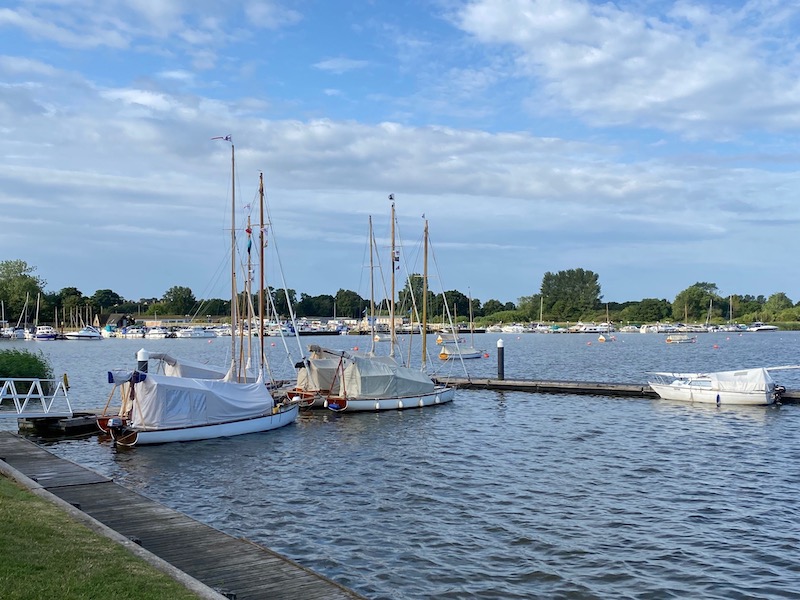 17 Crews moored on the pontoons at WOBYC