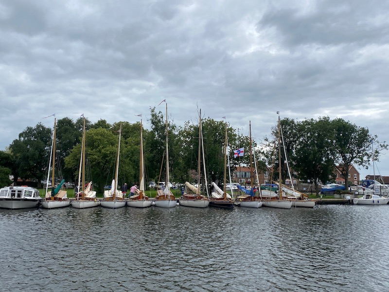 9 The cruise moored at Beccles Yacht Station