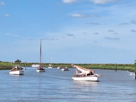 3 Crews crossing Breydon